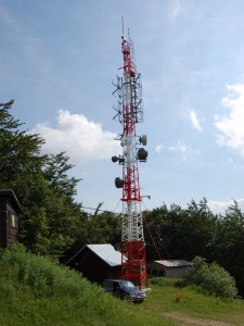 Telekomunikačný stožiar Lysá – práce vo výškach